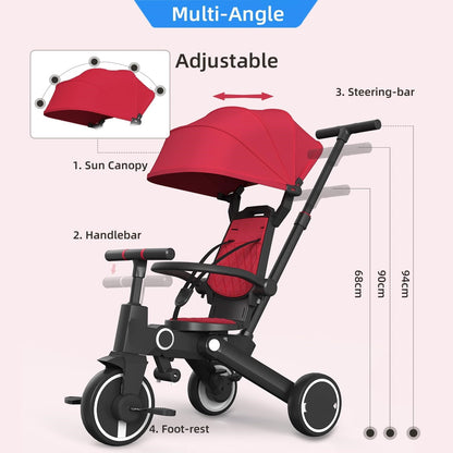 7-in-1 Smart Evolutionary Tricycle