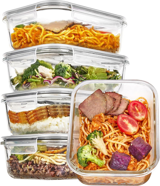 Pack of 5 Airtight Containers