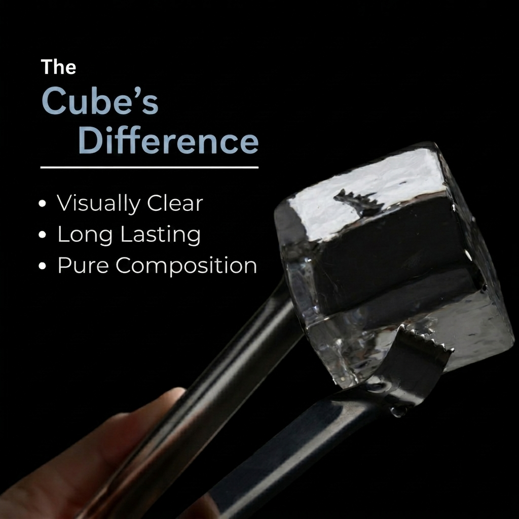 Premium Crystal Clear Ice Cube Machine